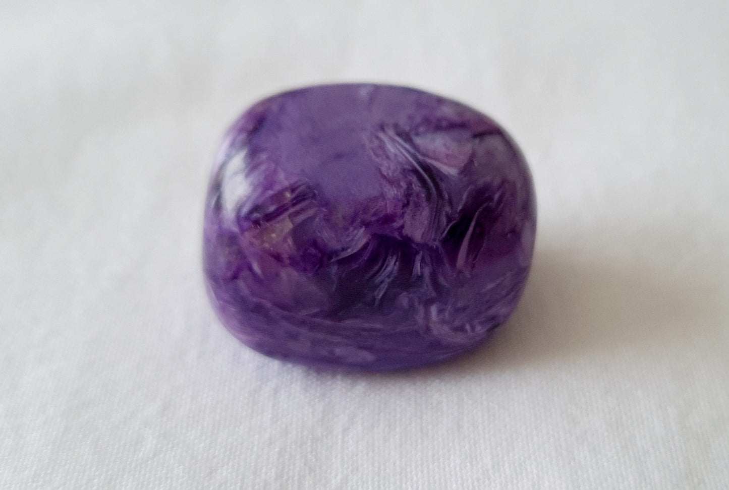 Charoite tumbled stones