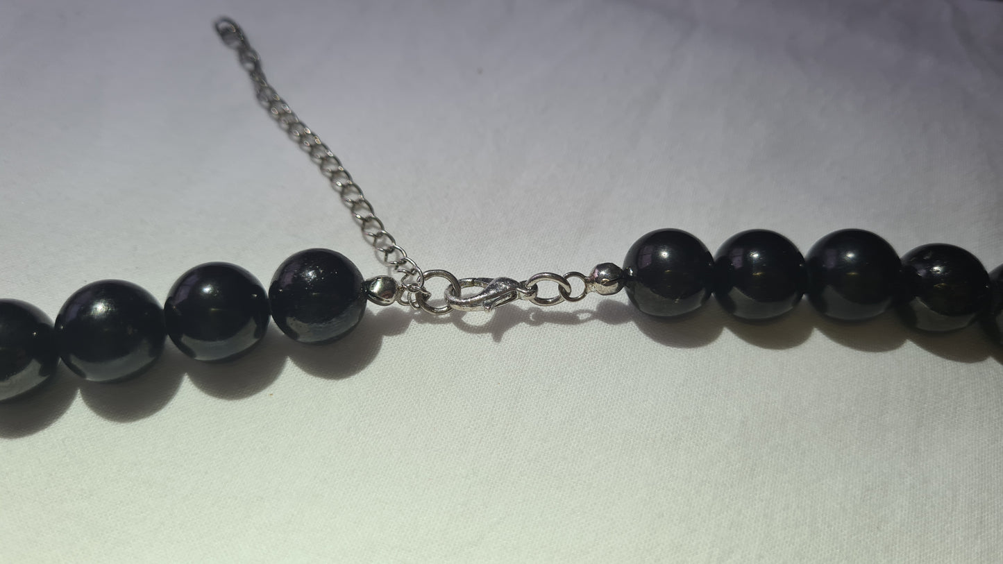 Shungite Necklace 12mm