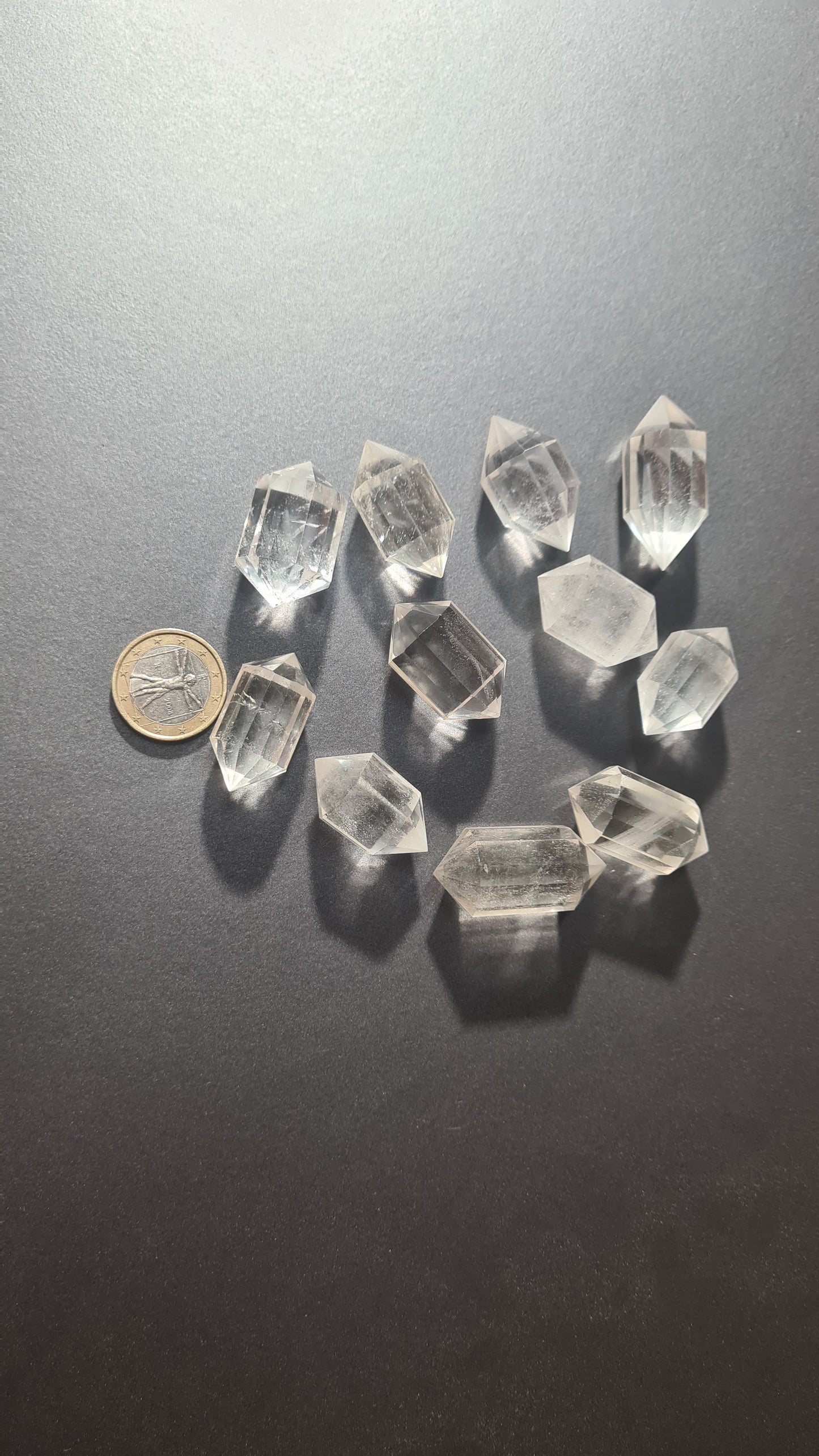 Petits cristaux de quartz 12 faces