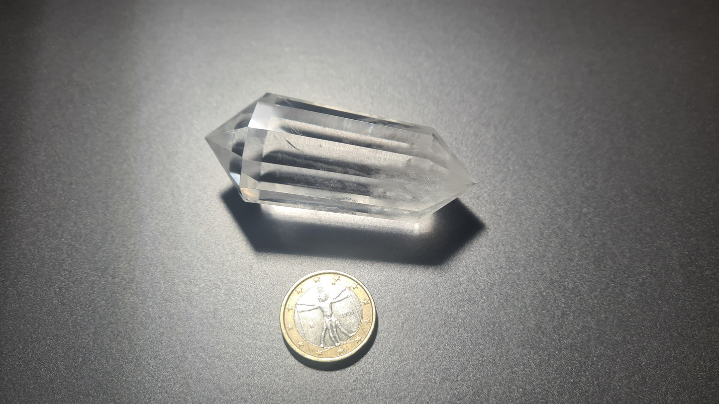 Cristal de quartz - 12 faces - 7.2 x 3 cm - 76g
