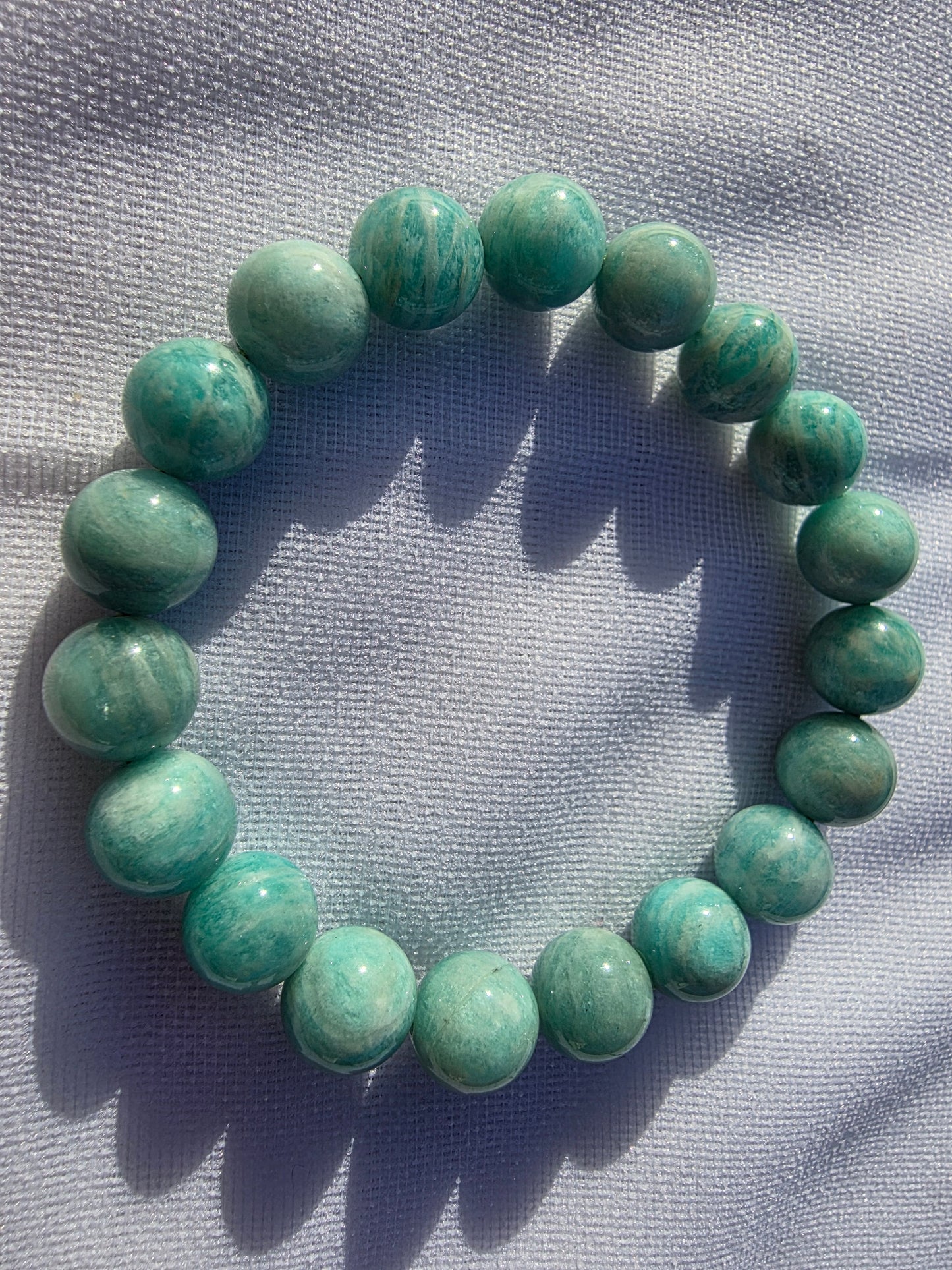 Bracelets de perles d'Amazonite 10mm