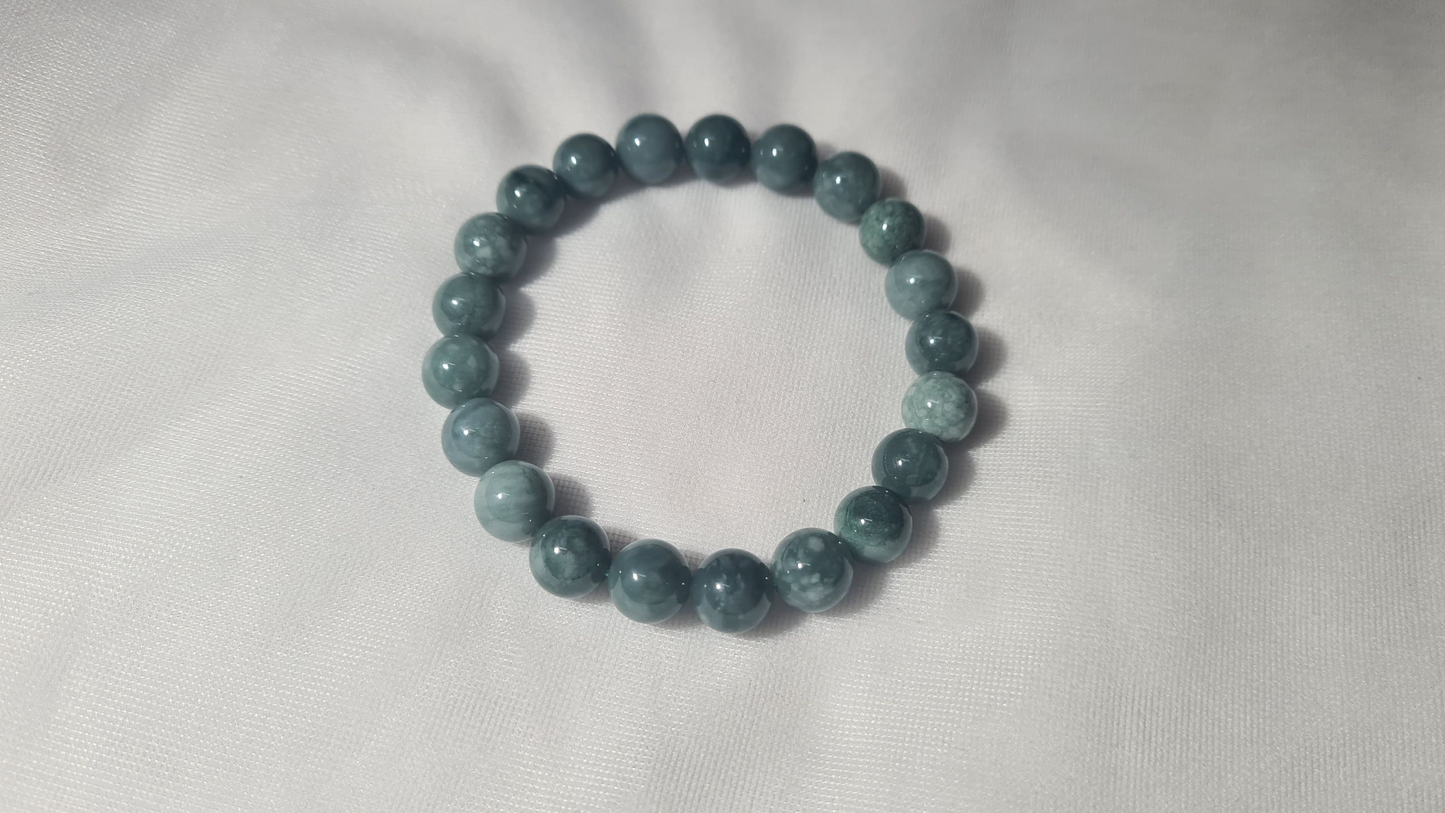 Bracelet en jade néphrite de Chine 10mm