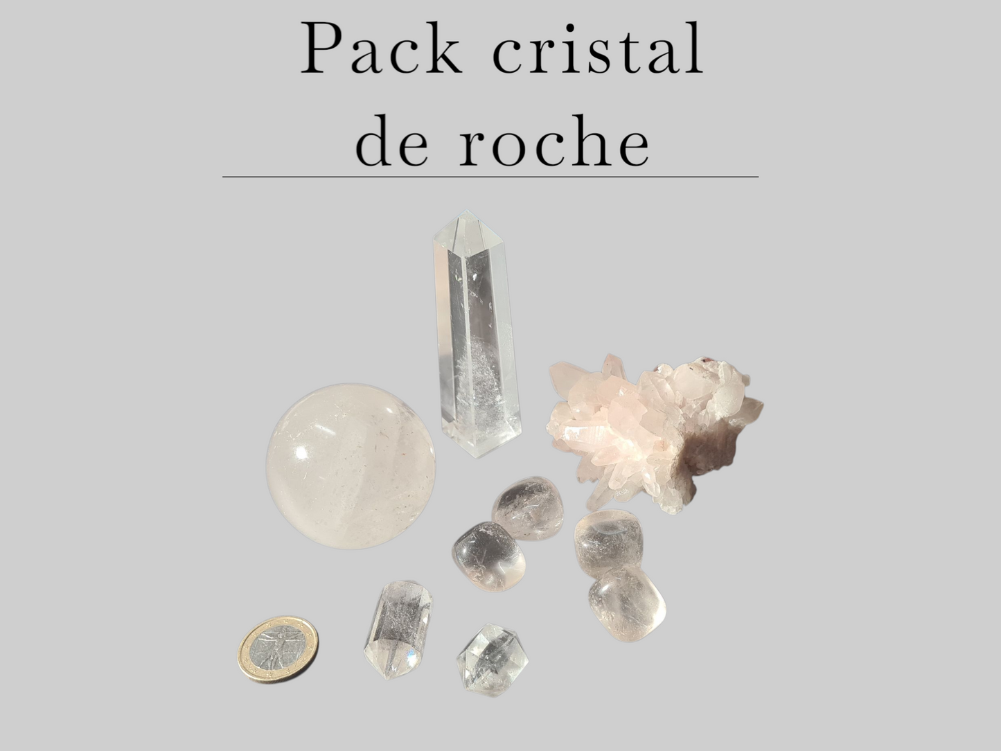 Pack cristal de roche