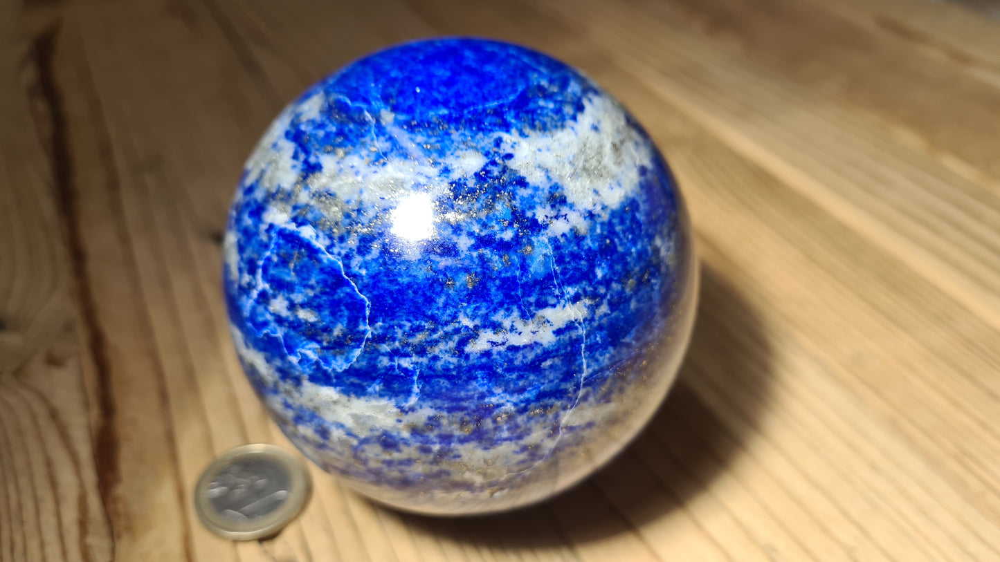 Sphère de 85mm de lapis-lazuli