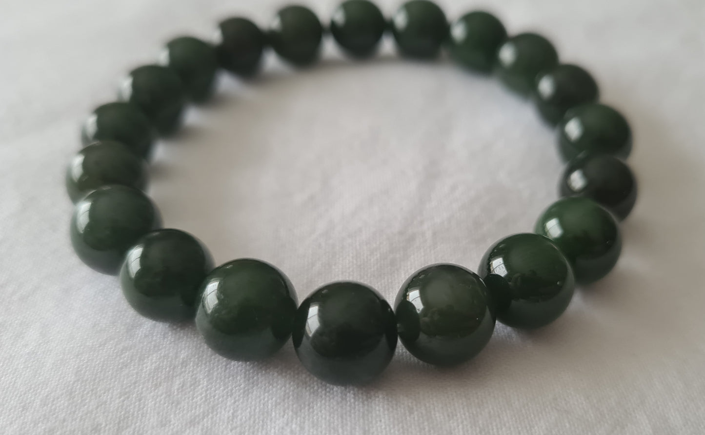 Bracelet en jade néphrite 8mm