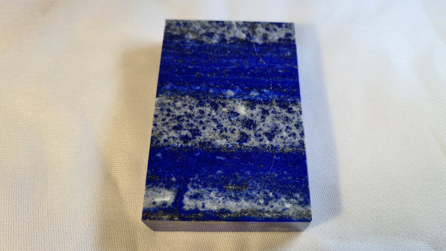 Plaque de lapis lazuli 1.3x5x7.5cm