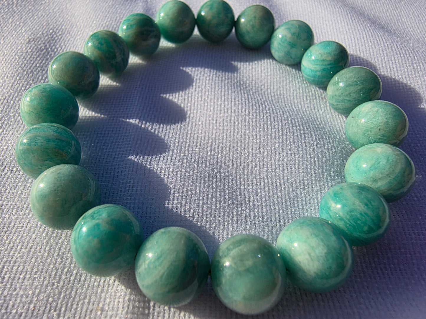 Bracelets de perles d'Amazonite 10mm
