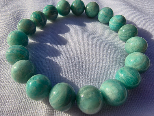 Bracelets de perles d'Amazonite 10mm