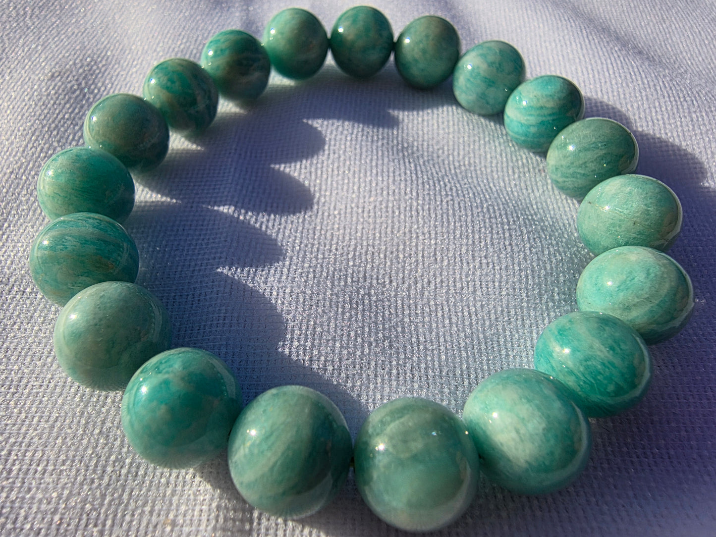 Bracelets de perles d'Amazonite 10mm
