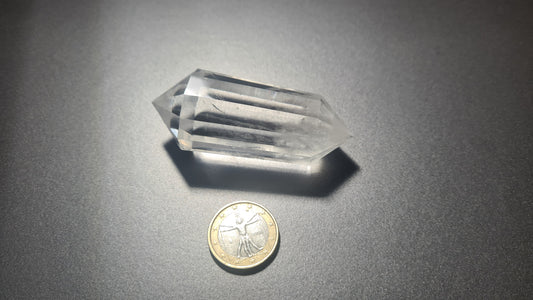 Cristal de quartz - 12 faces - 7.2 x 3 cm - 76g