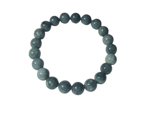 Bracelet en jade néphrite de Chine 10mm