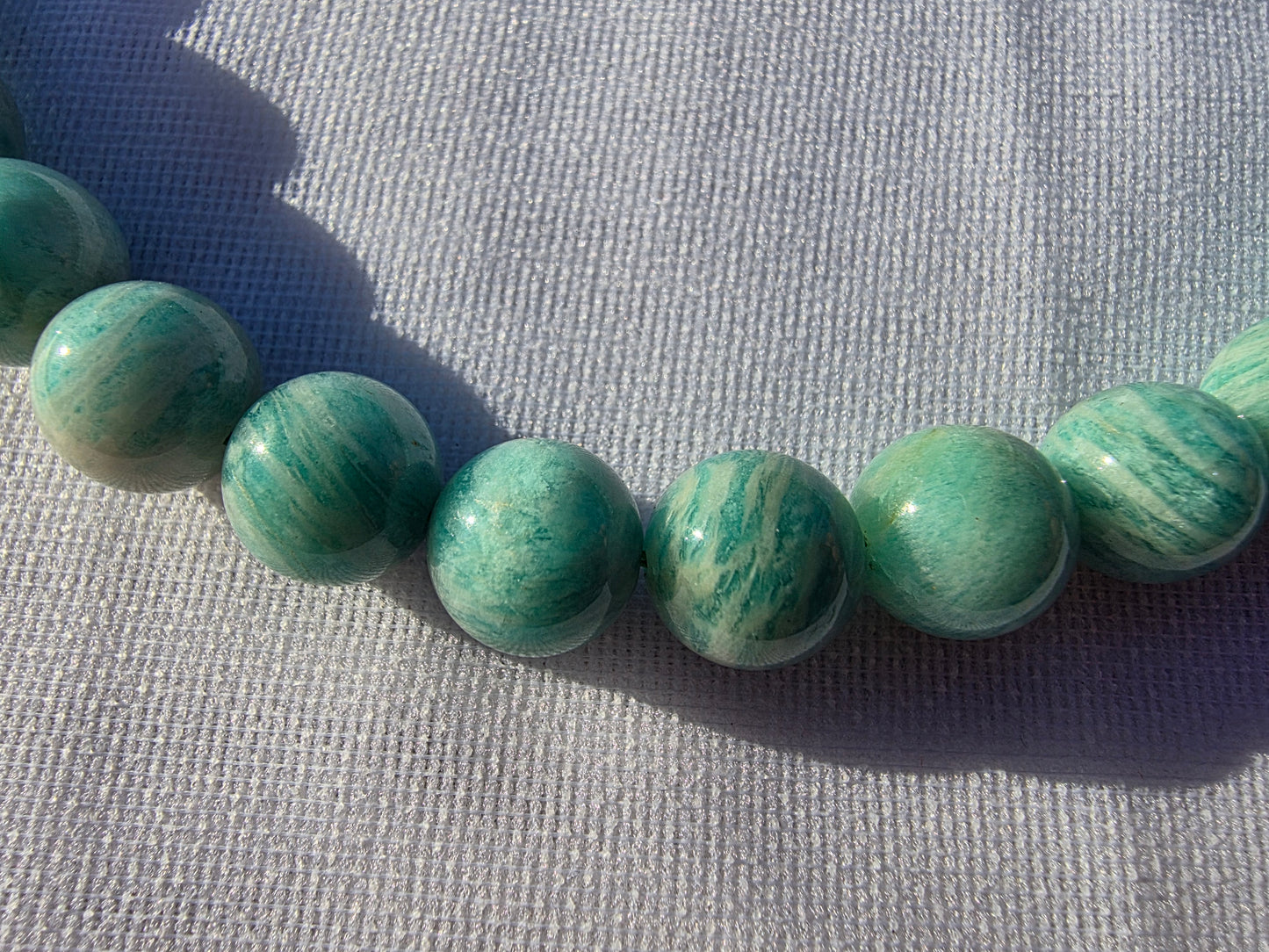 Bracelets de perles d'Amazonite 10mm