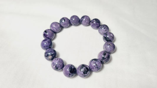 Charoite bead bracelet 13mm / 20.8cm