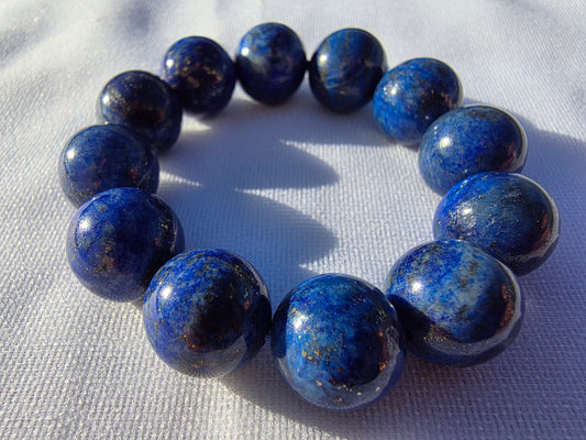 Bracelets de perles de lapis lazuli 14mm