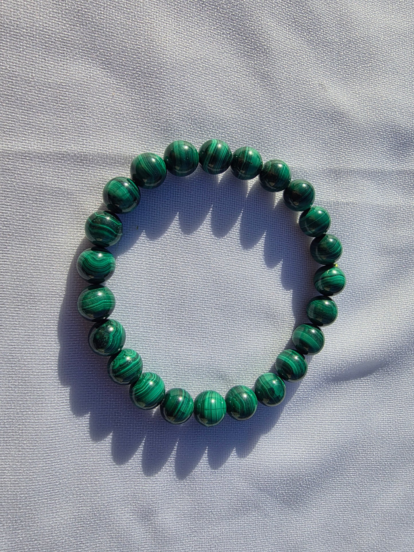 Bracelets de perles en Malachite 10mm